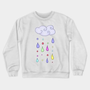 Bunter Regen Crewneck Sweatshirt